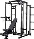 Fitness PR-1100 Power Rack - 700 Lbs Rated Lifting Cage for Weight Training