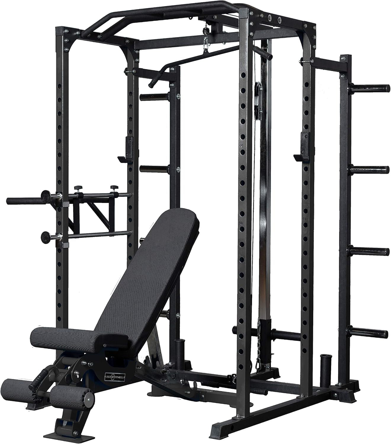 Fitness PR-1100 Power Rack - 700 Lbs Rated Lifting Cage for Weight Training